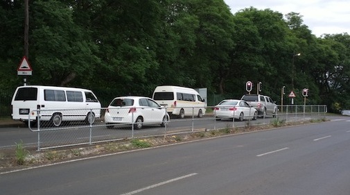 Grey's Hospital Taxi Rank barrier