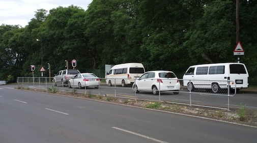 Grey's Hospital Taxi Rank barrier