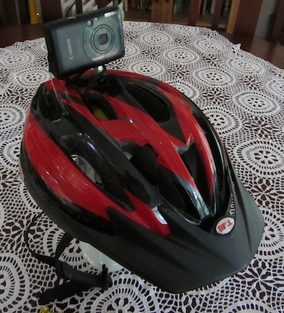 Homemade Cycle Helmet Headcam