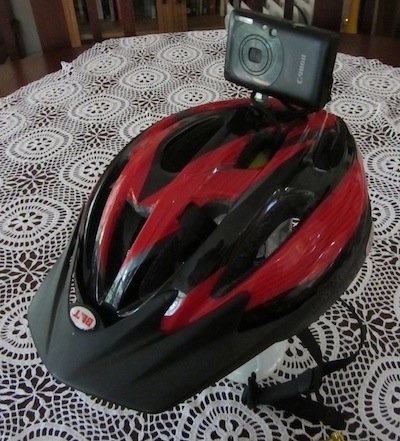 Homemade Cycle Helmet Headcam